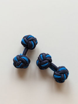 Silk knots night / royal blue