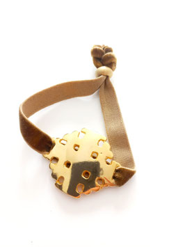 Jerusalem Cross - gold / caramel
