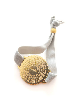 Ave Maria Bracelet gold / grey