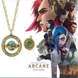 League of Legends - Collana girevole perla azzurra