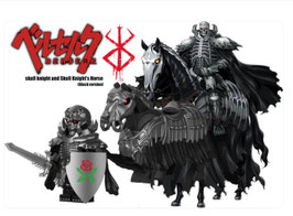 Berserk - Minifigures - Cavaliere del teschio con cavallo