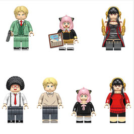 Lotto Spy Family 7 Personaggi.