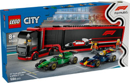 LEGO® City 60445 F1® Truck with RB20 & AMR24 F1 Cars