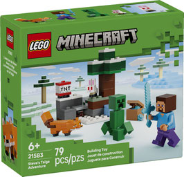 LEGO® Minecraft™ 21583 Steves Abenteuer in der Taiga