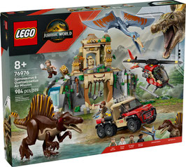 LEGO® Jurassic World™ 76976 Spinosaurier & Quetzalcoatlus: Hubschrauber-Einsatz