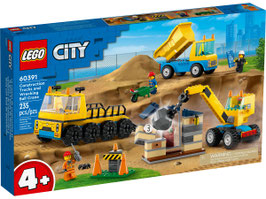 LEGO® City 60391 Baufahrzeuge und Kran mit Abrissbirne