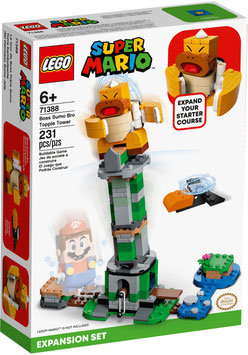 LEGO® Super Mario 71388 Kippturm mit Sumo-Bruder-Boss – Erweiterungsset