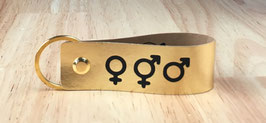 Schlüsselhelfer  GOLD " Gender Symbols"