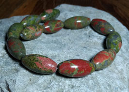 Unakit große Oliven ca. 30x15 mm - Strang