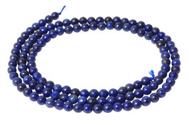 Lapislazuli Kugeln 3 mm Saatperlen Strang