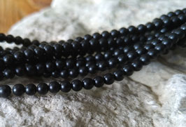 Onyx seidenmatte Kugeln 3 mm - Strang