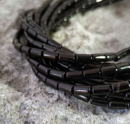 Onyx kleine Röhrchen 5x3 mm - Strang