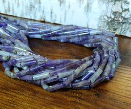 Salbei Amethyst Röhrchen 13x4 mm - Strang