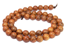 Drachenholz (rotbraun) Kugeln 8 mm - Strang