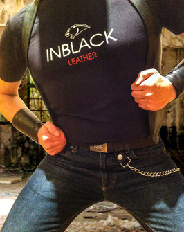 INBLACK LEATHER t-shirt