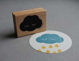 Stempel "Wolke mit Wimpern" von Perlenfischer
