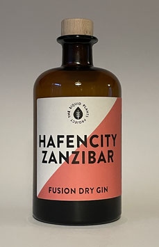HAFENCITY-ZANZIBAR · Fusion Dry Gin · Ltd. Edition 0,5 L
