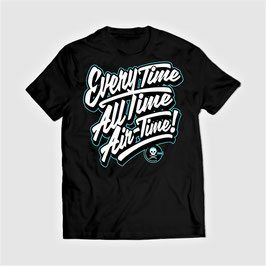 Every Time Air-Time T shirt heren 'blue/white print'