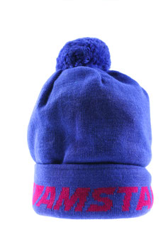 KNIT BEANIE “TEDDY BOMMEL” – VIOLET BLUE