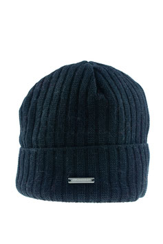 KNIT BEANIE “MAN IN BLACK“ – BLACK