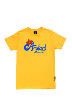 AMSTART SHIRT “MORE ALOHA, LESS LITTER” MEN  - YELLOW