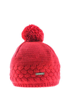 KNIT BEANIE “MARIE”  - RED