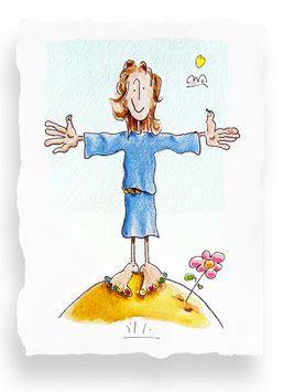 Jesus beim Bergpredigen