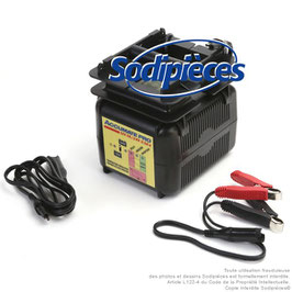 Chargeur batteries 12/24V, AGM, GEL et conventionnelles - Courant de charge : 7A / 3,5A