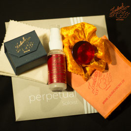 Perpetual Soloist SET EU + Laubach Cello Rosin + Laubach Cleaning and Polishing Cloth + Laubach Varnish Cleaner & Polish Spray