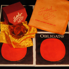 Pirastro - Obligato EU  Violastrings SET + Laubach Rosin + Laubach Cleaning and Polishing Cloth