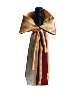 Flaschen-Tasche rot gestreift