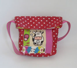 Kinder-Umhänge-Tasche rot