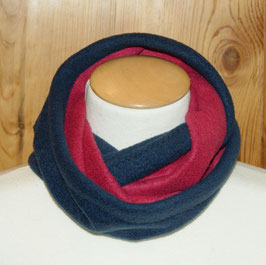 Fleece Loop rot / blau