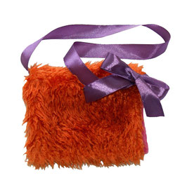 Kinder Mini-Muff orange / lila / pink