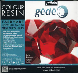 P. RUBINROT FARBHARZ KIT  -  150ML