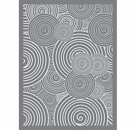 SCHABLONE  SPIRALE FÜR FIMO - 11.4 X 15.3 CM