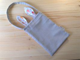 Sac lapin, imprimé cactus orangés