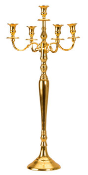 Kerzenhalter 5-Arm Gold