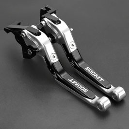 MANETAS ALUMINIO DOBLE COLOR LOGO CFMOTO 800 MT