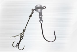 ROUND HEAD JIG TRIPLE HOOK