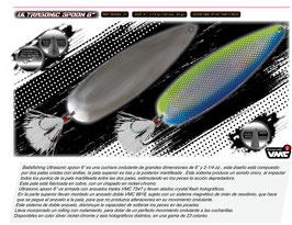 ULTRASONIC SPOONS 6" SILVER CHROME