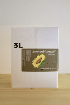 Sonnenblumenöl Bio Knospe CH 3L Bag in Box