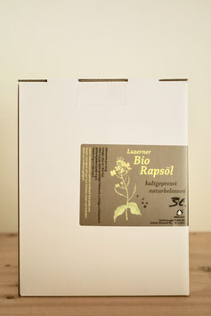 Luzerner Bio Rapsöl Knospe 3L Bag in Box
