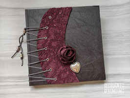 Buch Corsage Rose Herz