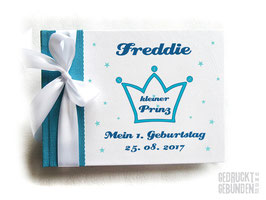 Foto Gästebuch Geburtstag Krone Kleiner Prinz Sterne