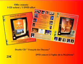 1 CD oratorio offert 1 DVD offert