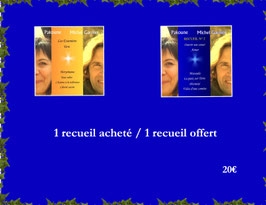 1 recueil acheté 1 recueil offert