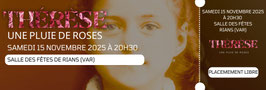 Billet Concert 15 novembre 2025 à 20h30 - Salle des fêtes de Rians (Var)