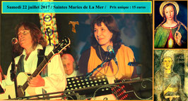 Places pour le concert du 22 juillet aux Saintes Maries de la Mer