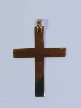 Cruz em ouro chapa de cantos quadrados 29.21.4 - LA